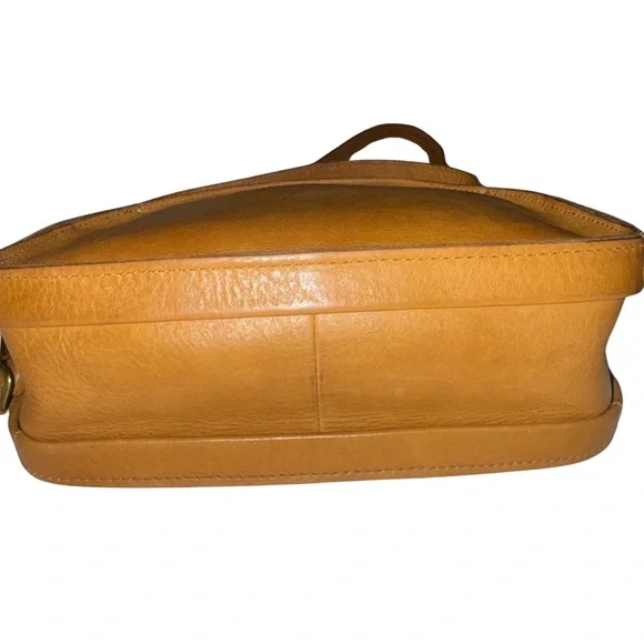 Madewell the Sydney tan crossbody genuine leather handbag EUC - Picture 4 of 13